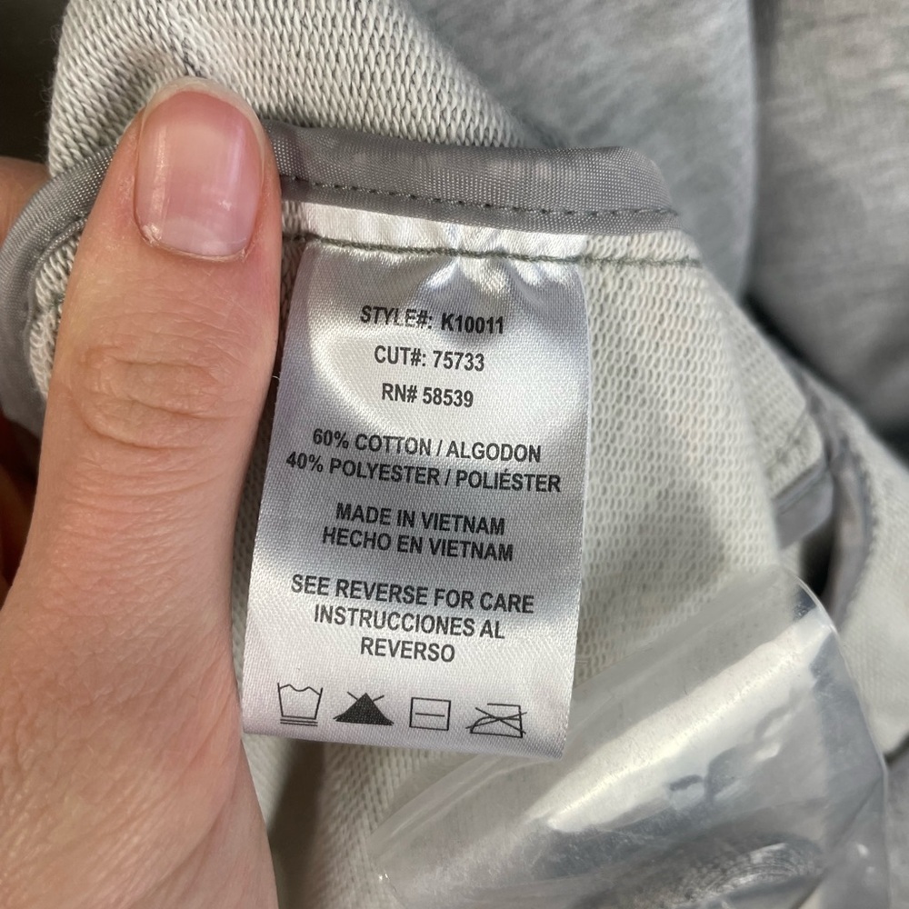 Kut from the Kloth Button Front Ruffle Gray Long Casual Jacket M GUC - Picture 14 of 16